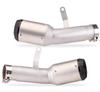 S1000RR Motorcycle Mid-Pipe & Carbon Fiber Tail Exhaust Modification 15-16