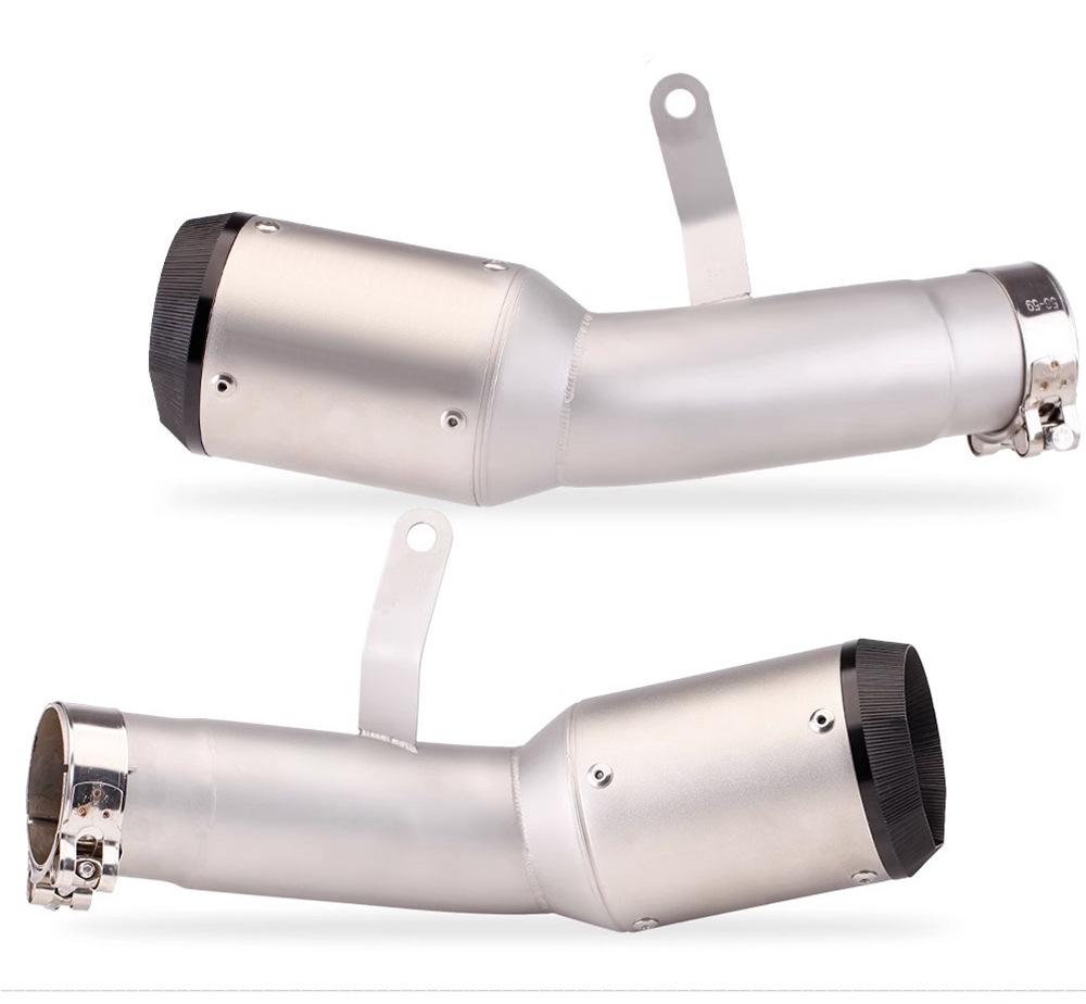S1000RR Motorcycle Mid-Pipe & Carbon Fiber Tail Exhaust Modification 15-16