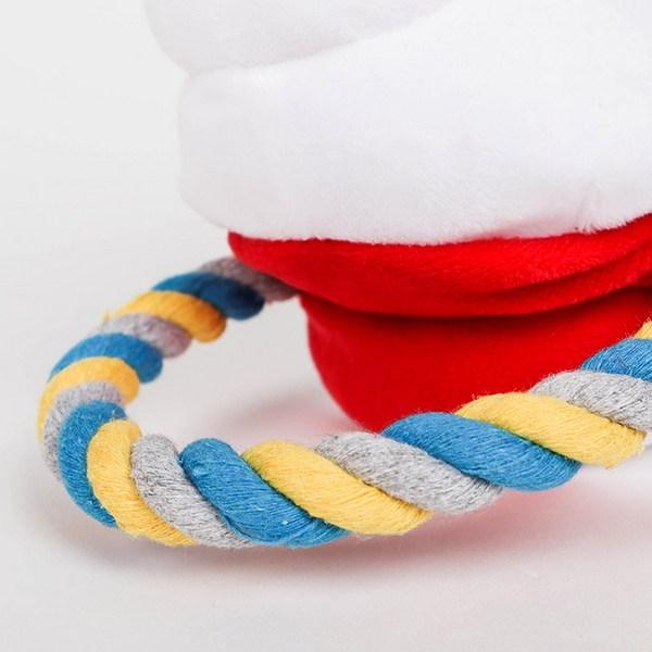 Dingdongpet Haustier Zerrspielzeug 12cm x 24cm x 18cm, Shiba grau, 1 Stück