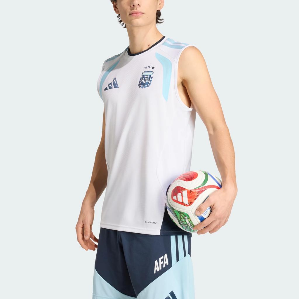 adidas Bayern Monachium Argentyna Edycja dla Kibica Wyjazdowa Bez Rękawów Wygodna Koszulka Piłkarska Męska koszulka JZ5960