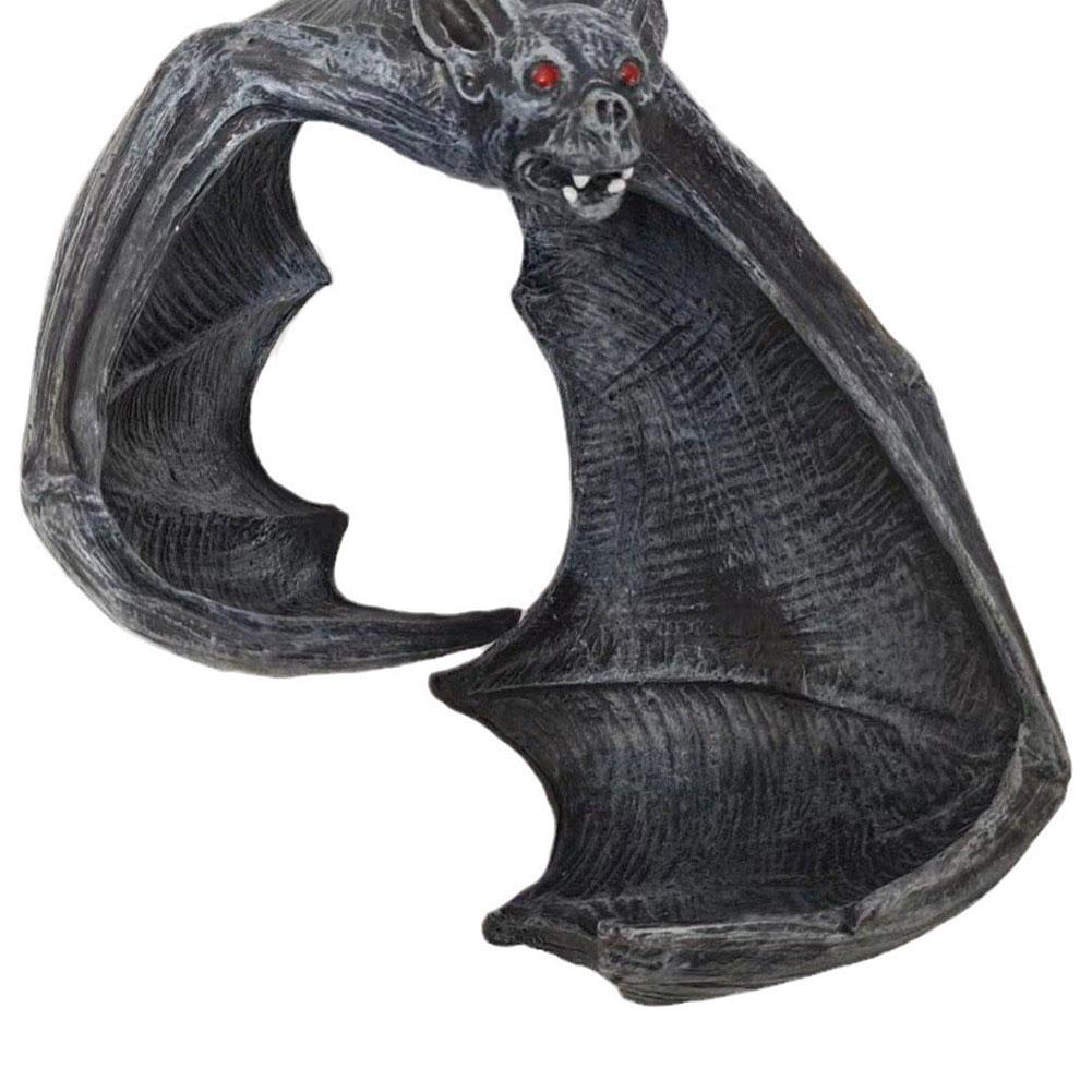 Bat Wall Tealight Holder Garden Hanging Candlestick Light Halloween Candlestick Bat Statue Garden Home Halloween Decoration New
