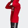Adidas Originals Trefoil Logo Print Loose-Fit Hoodie Men Hoodie Red GD9924