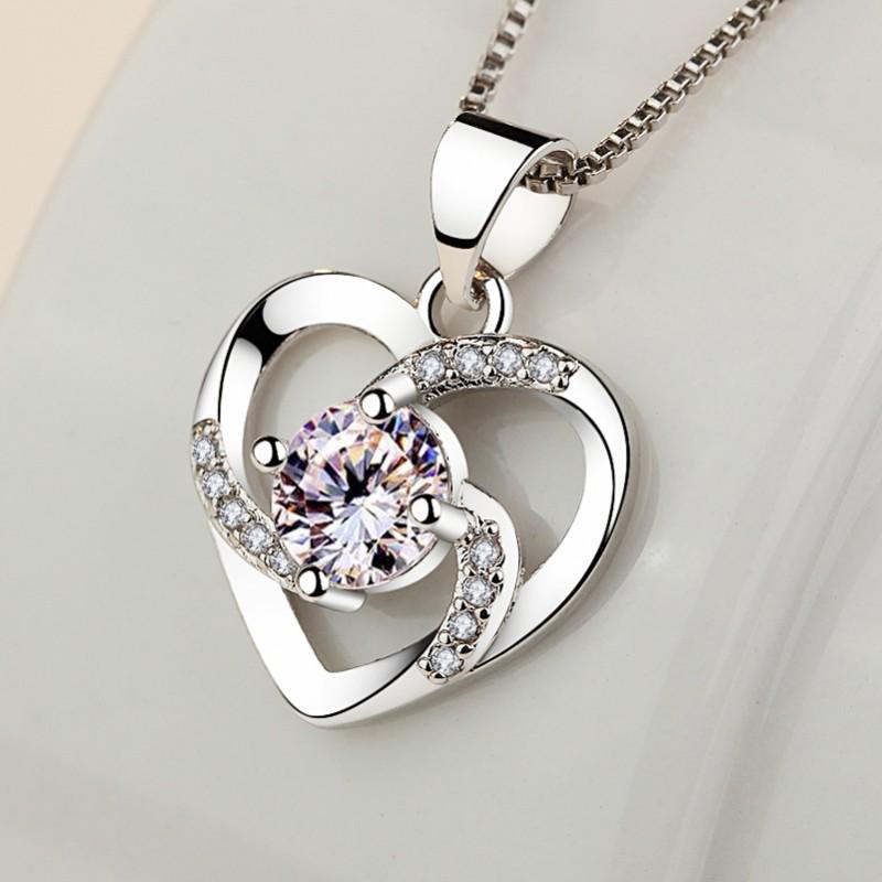 Lindon Damen-Halskette mit Zirkon-Anhänger aus Kupferlegierung, für Damen, Party-Geschenke, modisches Geschenk