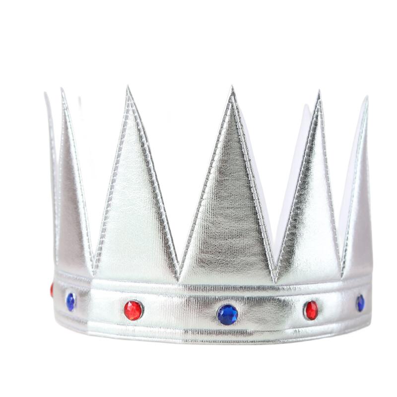

Crown Golden King Hat Headpiece Children Birthday Party Adjustable Decorations StyleI