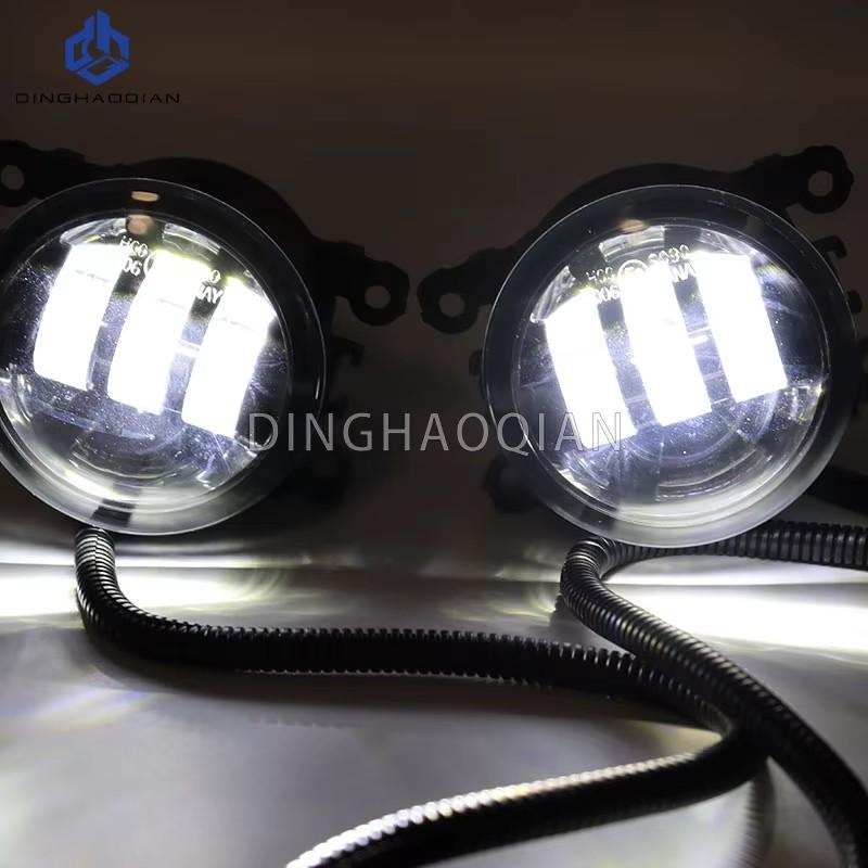 2x Fog Light Assembly For Ford Edge 2015 2016 2017 2018 Car H11 Front Bumper LED Fog Lamp White Yellow 12V