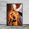One Punch Man Janos, Saitama Hot Blooded Animație Poster și imprimare Decor Artă de perete Pânză Pictură pentru camera de zi Imprimare artistică fără cadru