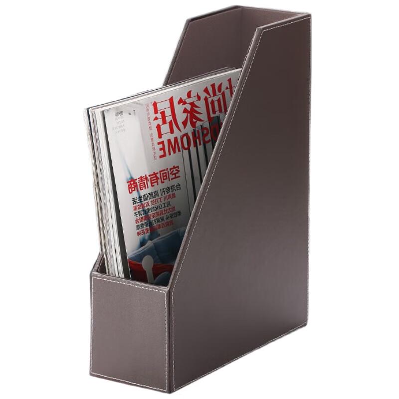 Многослойный настольный органайзер для документов из кожи Haogongbang