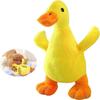 Squeaky Dog Toy, Durable Dog Plush Chew Toy Dog Companion, Interactive Training Toy for Small and Medium Dog Pets (Duck)