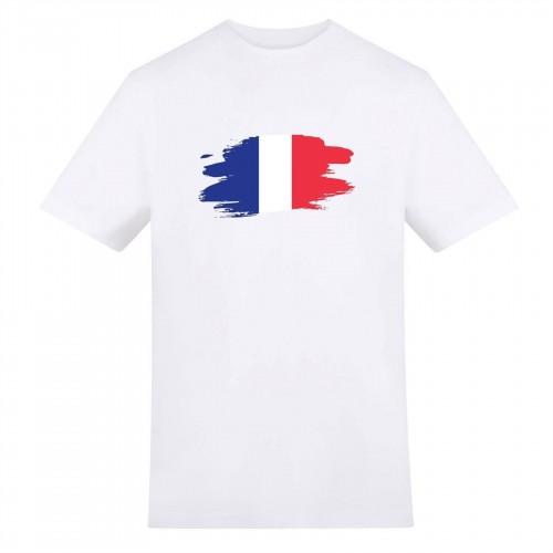 AWD Unisex Adult French Flag T-Shirt