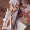 Wooden Spoon Practical Retro Fine Workmanship Japanese Style Anti-slip Fork Cutlery