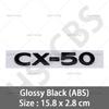 CX30 CX50 CX60 CX90 Letter Logo Rear Trunk Emblem Badge Styling Body Tailgate Sticker