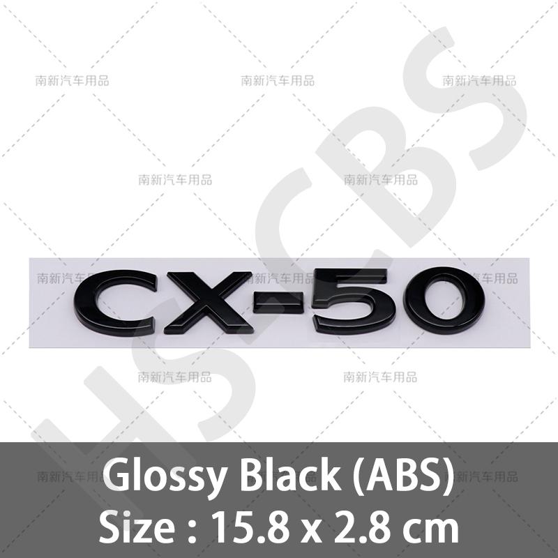 CX30 CX50 CX60 CX90 Letter Logo Rear Trunk Emblem Badge Styling Body Tailgate Sticker