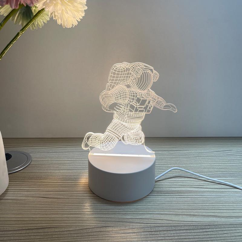 Creative Accompanying Hand Gift 3D Small Night Light Desktop Decorative Light Atmosphere Lamp Gift Bedside Luminous Atmosphere