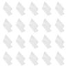 Bracket Price Tag Stand Name Card Reusable Sign Transparent Conference 20pcs For Poster Rack L Shape Label Stand Display