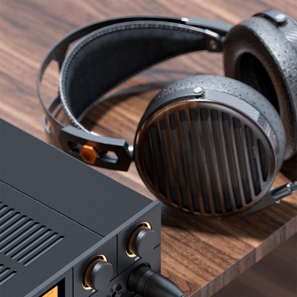 FIIO FT7 Black Headphones from an Authorized Japanese Includes Serial Headphones with Large Planar Magnetic Drivers (FIO-FT7-B) [Ships Retailer,
