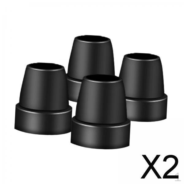 

2x4 Pieces Cane Tips Anti Slip Universal Sturdy High Performance Accessories Foot Pads for