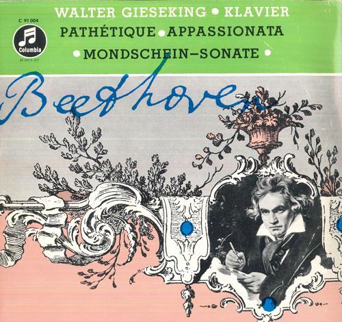 

LP Record WALTER GIESEKING - Beethoven Sonate Nr8 C Moll, Op13 P C91004 COLUMBIA Germany Classical Used