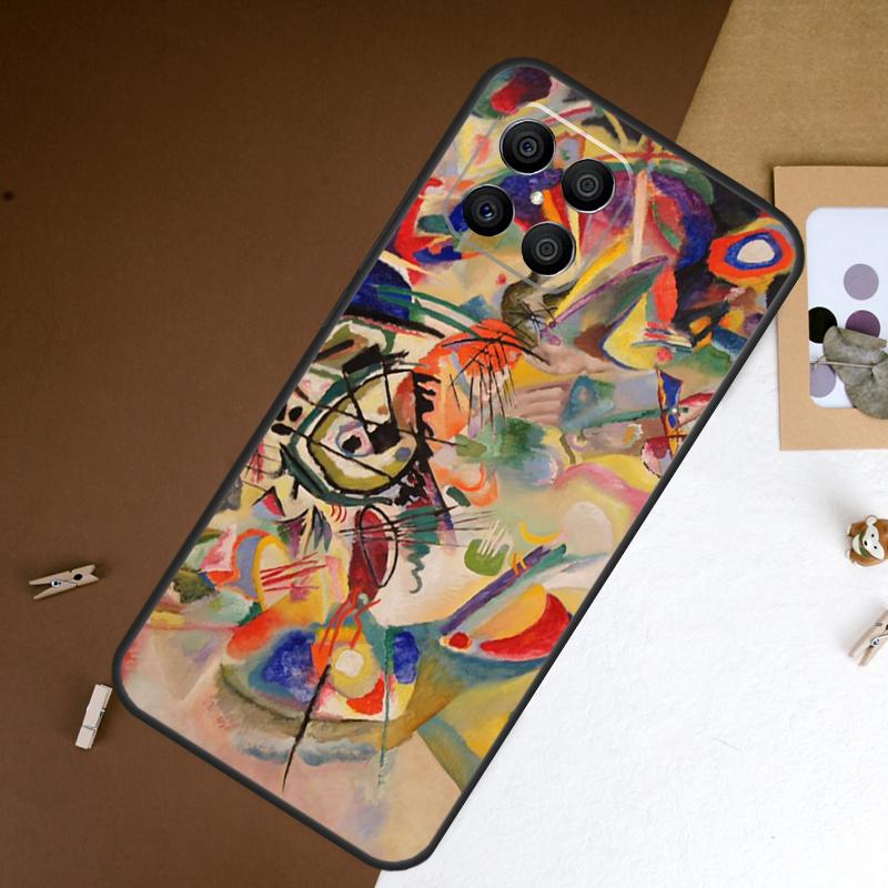 Wassily Kandinsky Abstract Artistic Case For Honor 200 Pro 400 50 70 90 X9a X9b X9c X9d X8b X8c Win Magic 7 Lite 5 6 8 Pro Cover