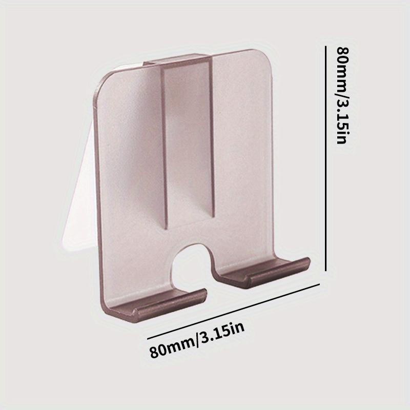 Regulowany uchwyt ścienny na telefon ABS, samoprzylepny uchwyt bez wiercenia z wieloma kątami widzenia, trwały i lekki, idealny do sypialni