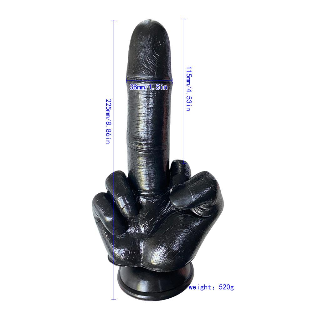 Large Middle Finger Shaped Manual Penis Adult Sex Toys for women Prosthetic Penis