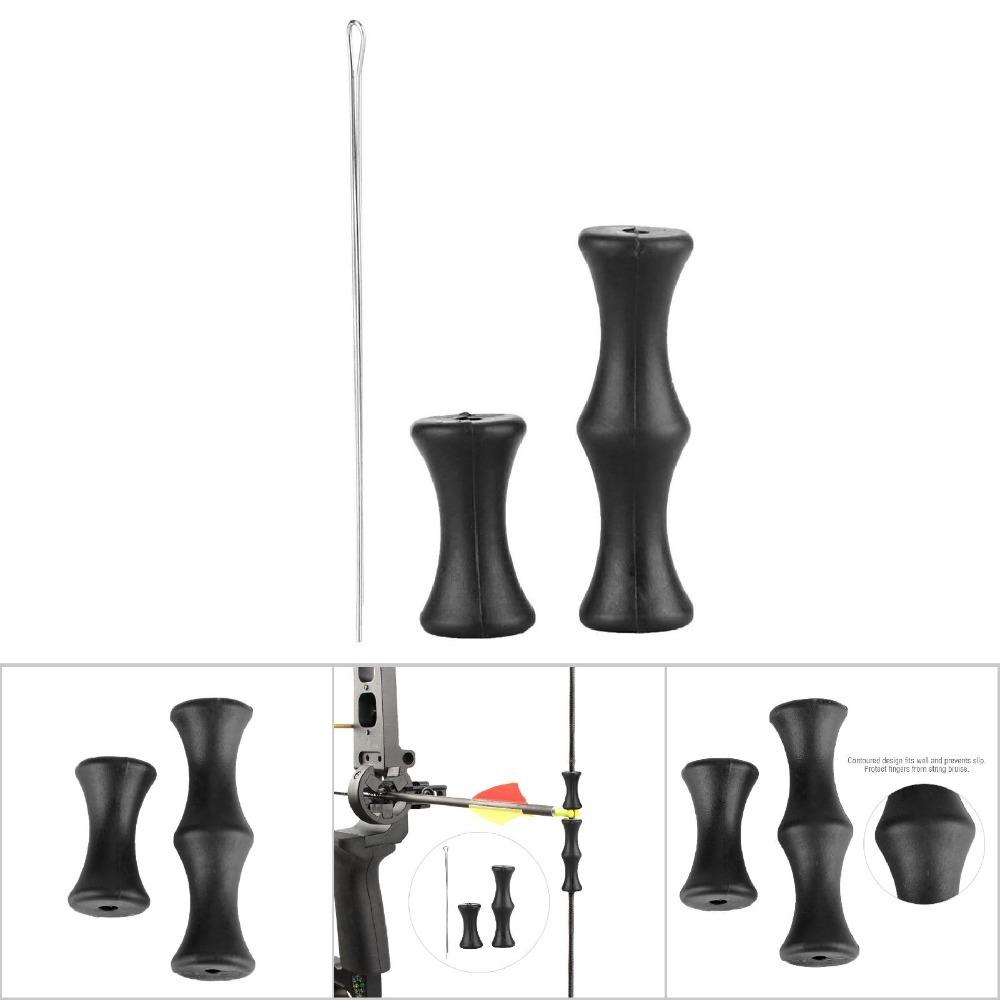 Silicone Bowstring Finger Guard Roller Archery Finger Protection Archery Practice