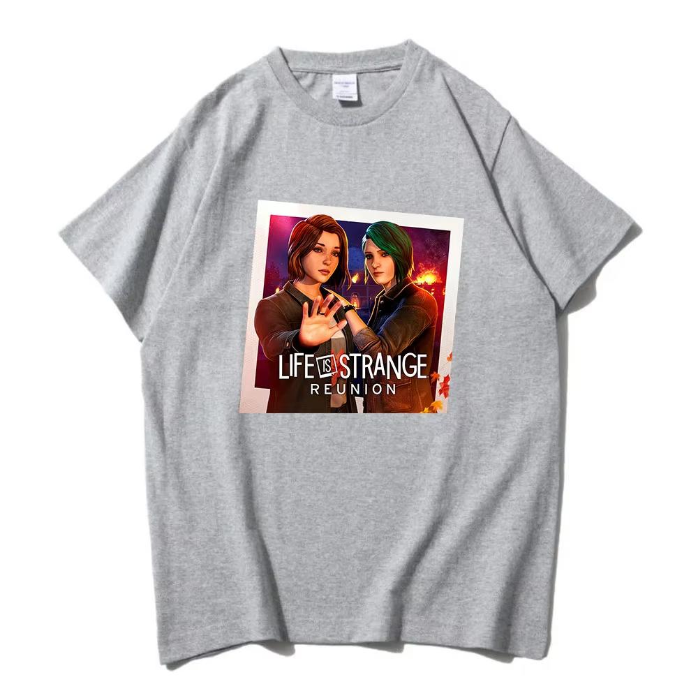Life Is Strange Reunion Tshirt Summer Short Sleeve Top Unisex Tshirts Hot Game Fashion Design Graphic Merch Unisex Streetwear