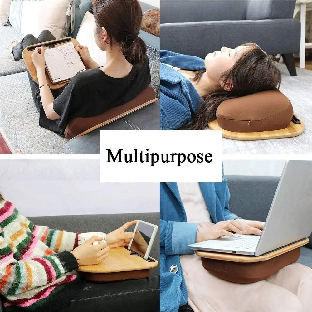 With Card Slot Laptop Table Adjustable Computer Table Multifunctional Lap Desk