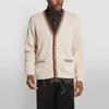 GUCCI Knitwear Men's Ecru V Neck Moderate 626268-XKBFU-9750