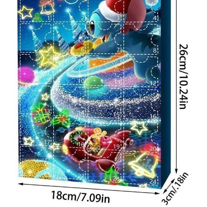 Stitch Calendrier de l'avent de Noël 2025 : Calendrier de l'Avent de Noël Idéal de 24 Jours - Cadeau pour Les Enfent