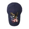 Herren USA US-Flagge Adler Bestickte Baseballkappe Outdoor Verstellbar Sonnenschutz Freizeit Hut Frühling Herbst Reise Tourismus Strandurlaub