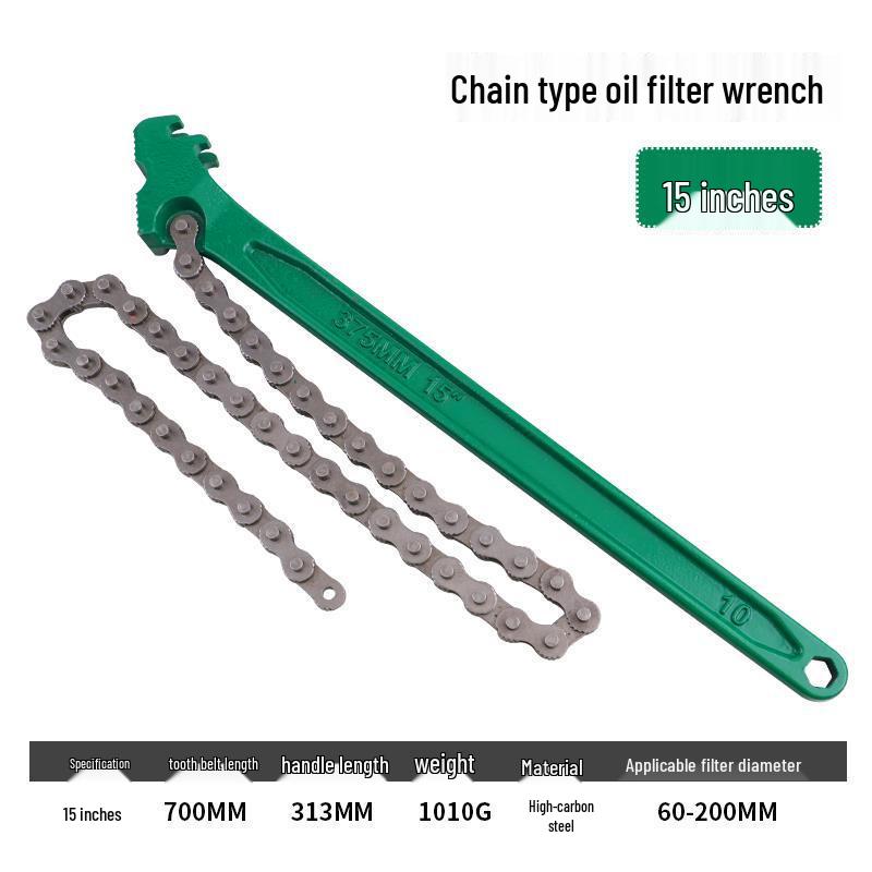 Universal Chain Belt Oil Filter Removal Tool