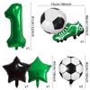 7 stuks Voetbalschoenen Pentagram Ballonnen 32 Inch Groene Cijfers 1-9 Ballonset Verjaardagsfeest Decoratie Voetbal Fotografie Props