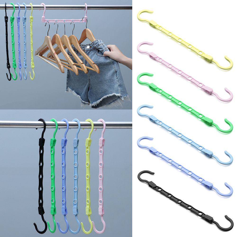Clothes Storage Multi-function Closet Organizer 5-Hole Clothes Hanger Magic Hanger Space Saving