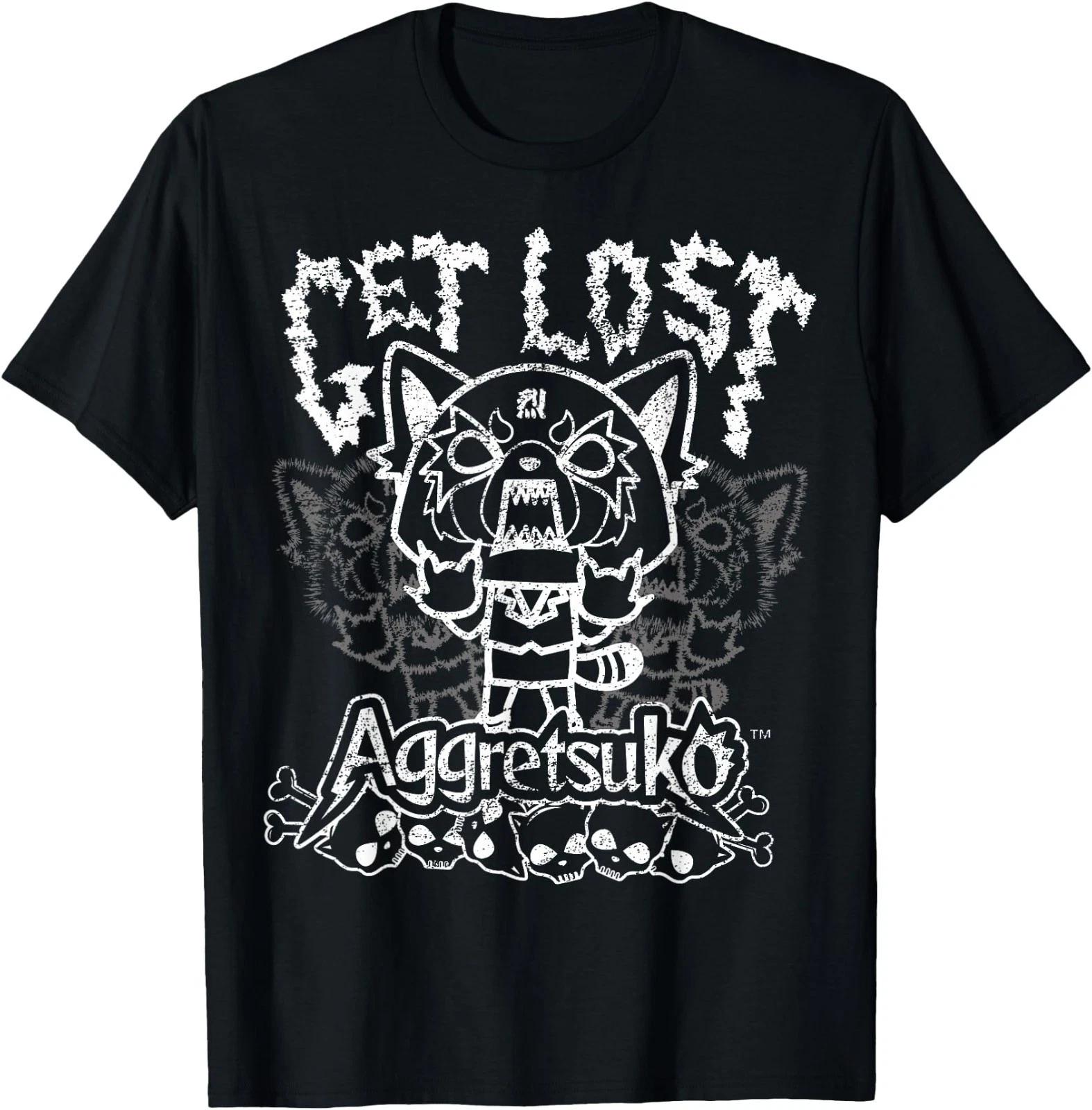 Aggretsuko Get Lost Rage Tee Shirt T-Shirt S