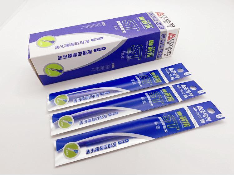 Mofule 0.5mm Click-Action Erasable Crystal Blue Universal Refill Pen