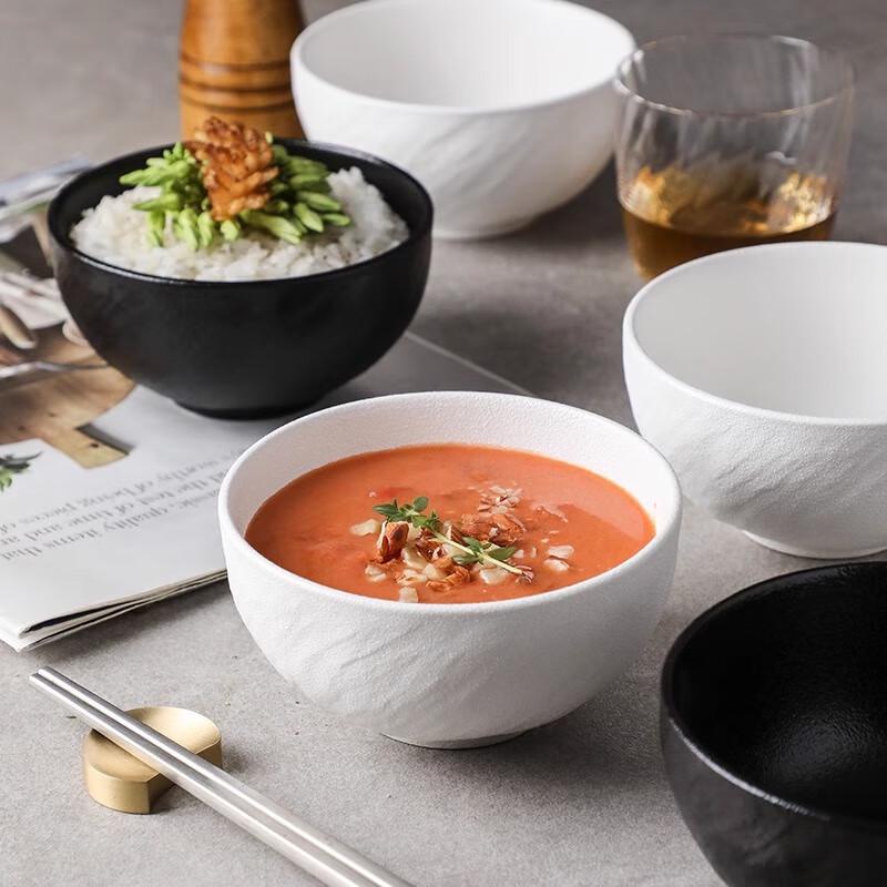 Deouxingguang Modern Ceramic Rice Bowl Set