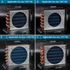 Refrigerator condenser radiator with fan small air-cooled cooling universal copper tube fin-type freezer radiator 120*120 fan