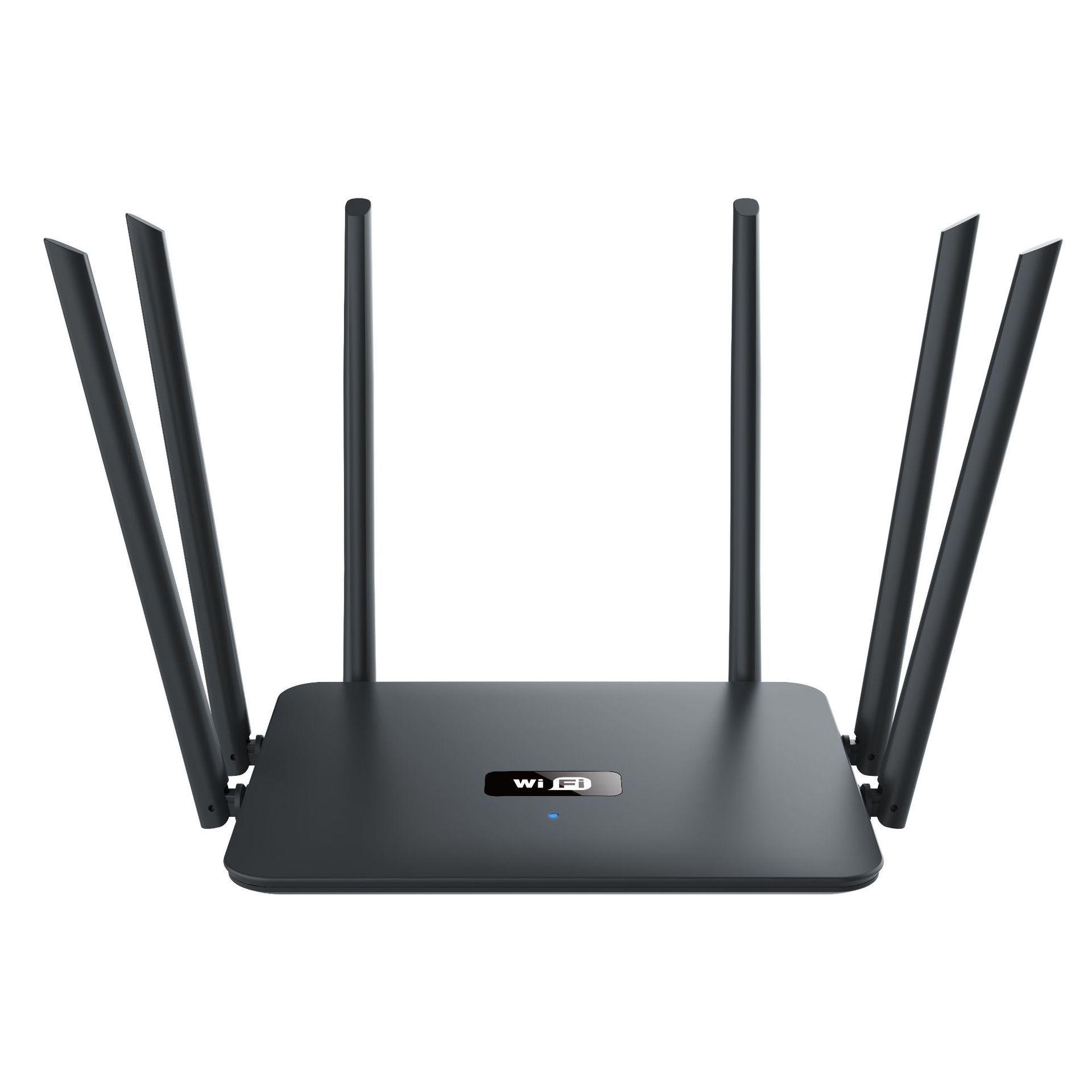 

New High-Speed Six-Antenna 100Mbps Plug-and-Play WiFi Wall-Penetrating Home Router 5 чорний