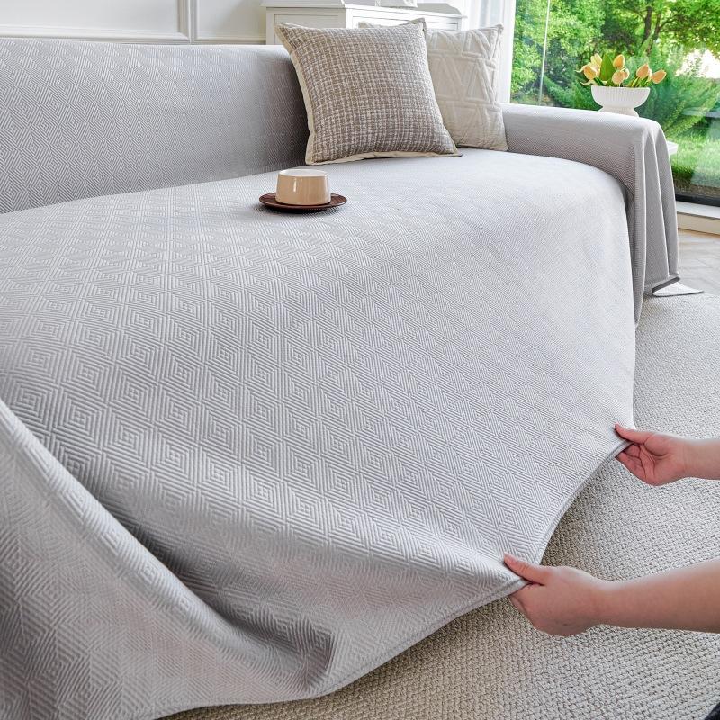 Sommer Kühl Sofabezug Eis Seide Rutschfest Sofa Überwurf Kissen Schutzhülle Rutschfeste Sofamatte