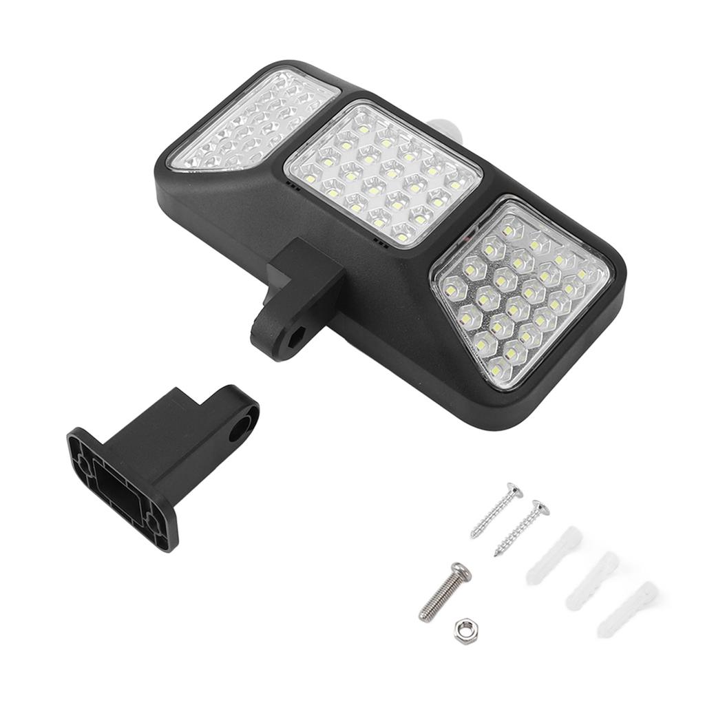 Outdoor Wall Light LED Waterproof Three Side Illuminated 140 Degree Wide Angle Solar Wall Lamp for Terrace Garage