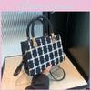 Small Square Bag For Women With Textured And Zipper Closure For Daily Use