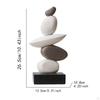 Artificial Sandstone Statue Sculpture Home Decor Ornament Art Figurine for Farmhouse Office
