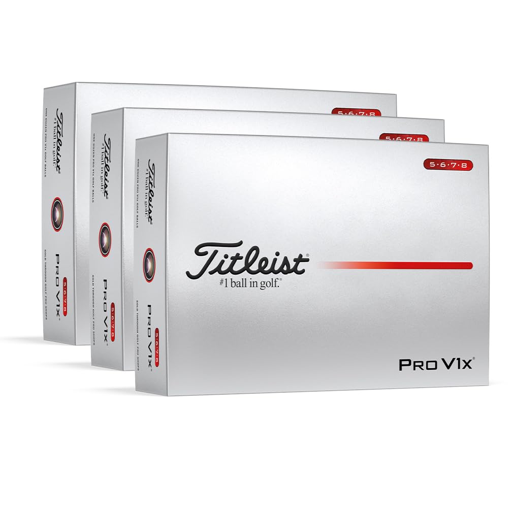 Titleist PRO V1x 2025 High Number White [3 dozen set (36 balls)]