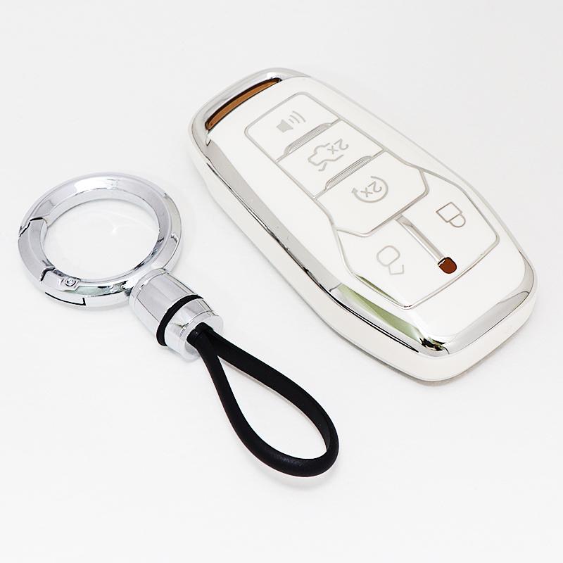 Car Styling Key Shell Fob Protector For Ford Fusion Mondeo Mustang F-150 Explorer Edge Auto Key Cover Case