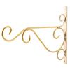 Iron Wall Hanging Bracket Art Plant Holder Hanger Hook Garden Decor