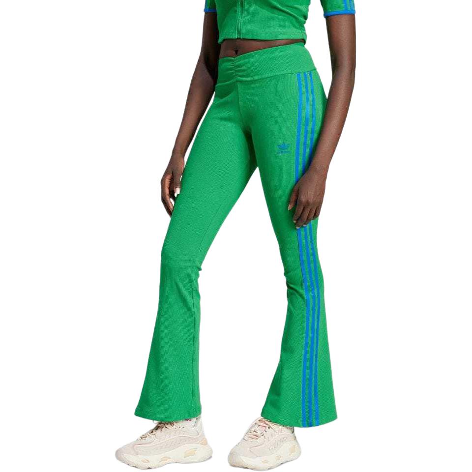 adidas Originals Slim Fit Schlaghose Damen Hosen Grün JG8046