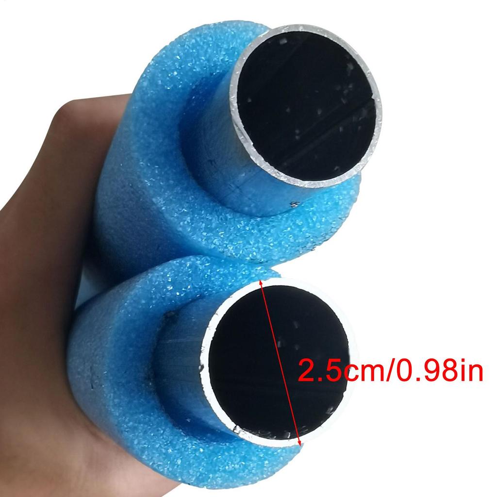 Trampolinstangen Ersatz Trampolin 6-16Ft Sicherheitsnetzstange Gerades Rohr Ersatzteil mit Schraube Schaumstoff Baldachin