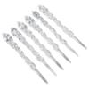 12 PCS Christmas Celebration Supplies Transparent Icicle Pendant Christmas Tree Decoration Thread Pendant Tree Ornaments