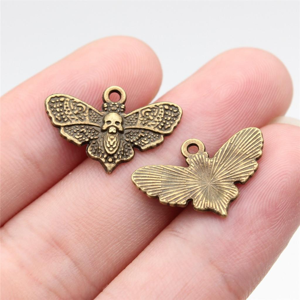 Charms Small Butterfly Pendants Wedding Jewelry Findings ZC114