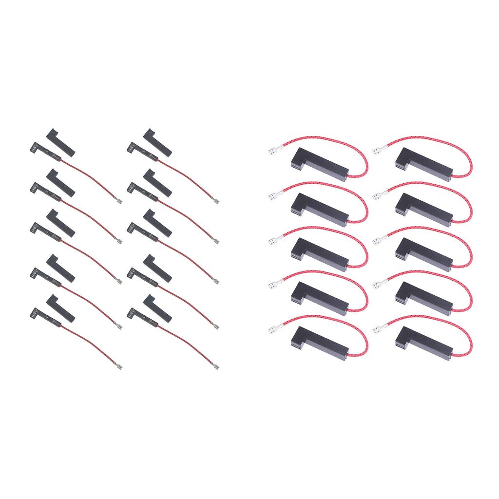 Pack of 10 Microwave Oven Fuses Microwave Oven Insurance Microwave Oven Accessory Plastic Texture Easy To Use Cable